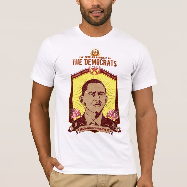República de povos da camisa de Democratas Obama (Frente)