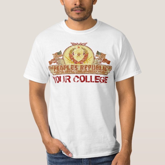 República de povos de seu t-shirt da escola ou do (Frente)