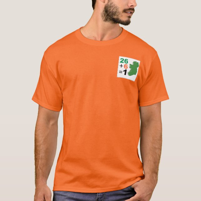 República Irlandesa 26+6=1 Camiseta Laranja (Frente)