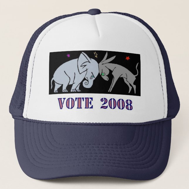 REPUBLICANO DEMOCRATA DO BONÉ DO CHAPÉU DOS (Frente)
