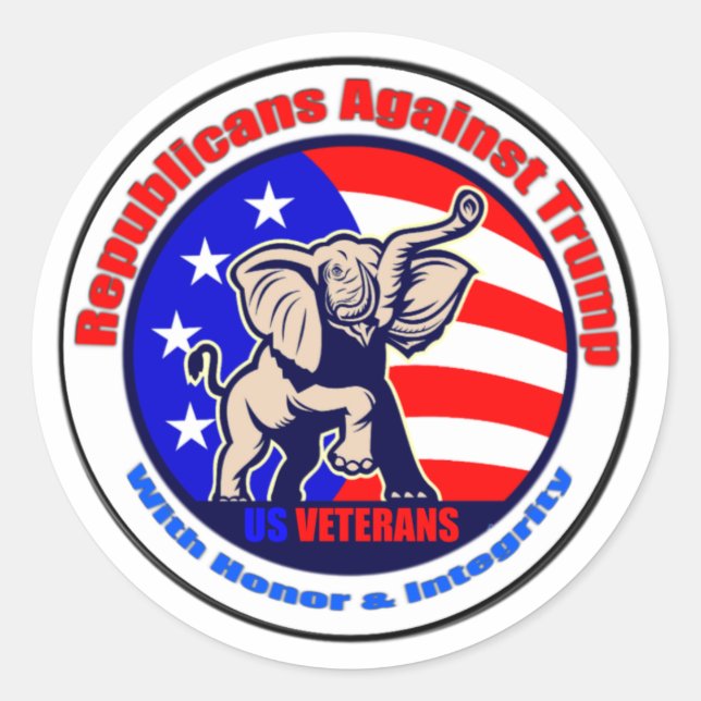 Republicanos contra autocolantes (Frente)