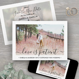 Reserve A Data 2 O Amor da Foto é Paciente Adiar o Casamento