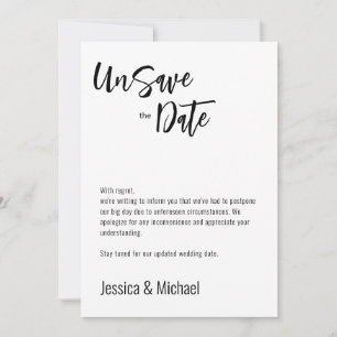 Reserve A Data 💍 2sided Minimalist Elegant UnSalve a data