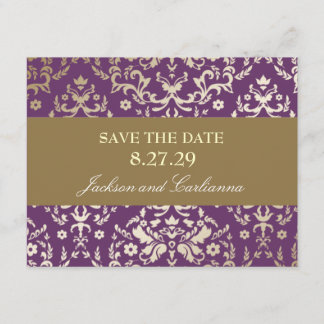 Reserve A Data 311-Dazzling Damask Dourado Ivory Salvar a Data