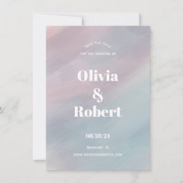 Reserve A Data 3,5" x 5" Flat Save The Date Card