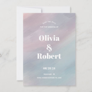Reserve A Data 3,5" x 5" Flat Save The Date Card