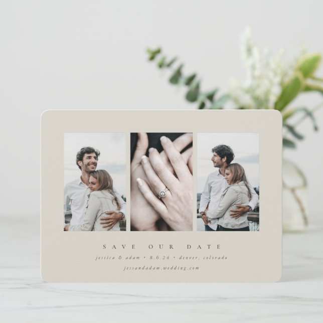 Reserve A Data 3 Foto mínima elegante (Em pé/Frente)