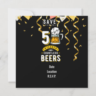 Reserve A Data 50º aniversário 50 anos e incontáveis cervejas