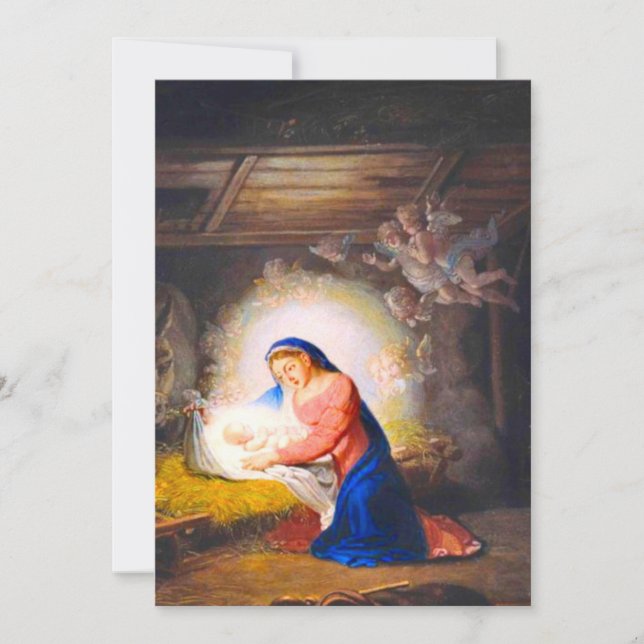 Reserve A Data A Natividade do Cristo (Frente)