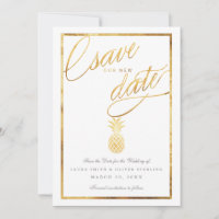 Abacaxi dourado, bucal, salve nossa nova data