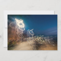 Abstract Intentional Camera Movement Night Light T