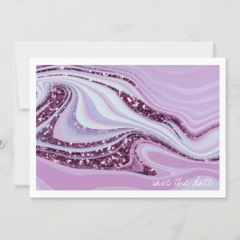 Reserve A Data Abstrato Glitter Strata Wedding Alt. ID Lilac 903