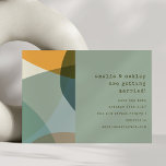 Reserve A Data Abstrato Moderno Formas de Sage Casamento Único do<br><div class="desc">Abstrato Moderno Formas de Sage Casamento Único do Teal Salve a Data</div>