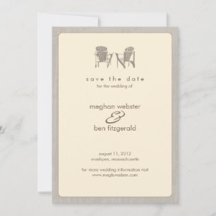 Reserve A Data Adirondack Chairs Casando Salve a Data