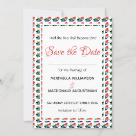 Reserve A Data ÁFRICA DO SUL Celebração de Casamento Patriótico P