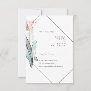 Reserve A Data Água de Primavera Floral em Aquarela Salve nossas 