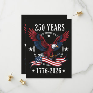 Reserve A Data Águia e Bandeira 250 Anos 1776-2026 250º