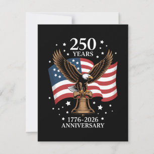 Reserve A Data Águia e Bandeira 250 Anos da América 1776-2026