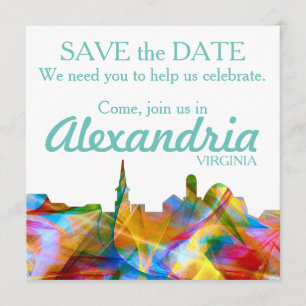 RESERVE A DATA ALEXANDRIA, VIRGINIA SKYLINE VIBRANCE -