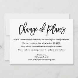 Reserve A Data Alteração de Script de Pincel de Planos Novo Cartã