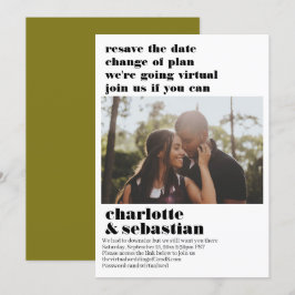 Reserve A Data Alteração do Plano Casamento Virtual Salvar a Foto