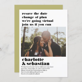 Reserve A Data Alteração do Plano Casamento Virtual Salvar a Foto