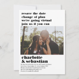 Reserve A Data Alteração do Plano Casamento Virtual Salvar a Foto