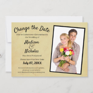 Reserve A Data Alterar o pergaminho de Tan Brown para Casamento d
