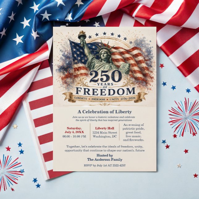 Reserve A Data América 250 – 250 Anos de Liberdade Independência  (Criador carregado)