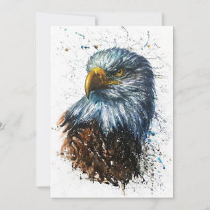 Reserve A Data American Eagle Watercolor