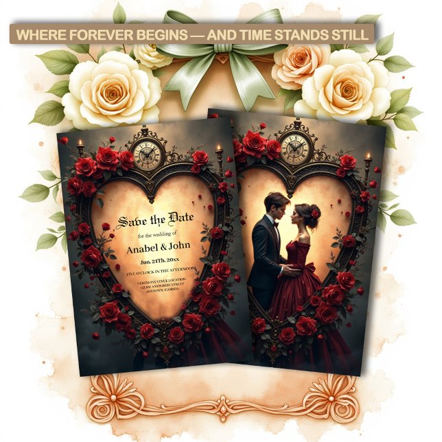 Reserve A Data Amor Atemporal – Coleção de Casamento Gótico Vitor (Criador carregado)