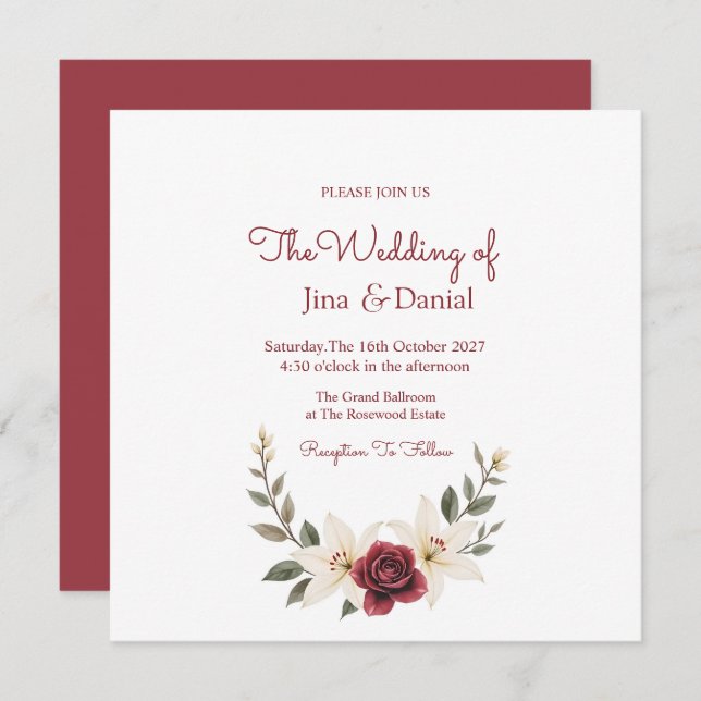 Reserve A Data Amor Eterno (Frente/Verso)