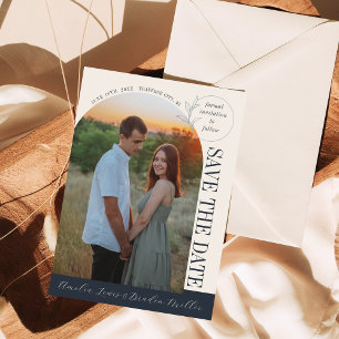 Reserve A Data Amor eterno   Arco Azul Profundo  