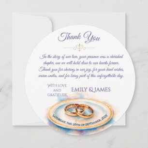 Reserve A Data Anéis de Casamento de Rosa de Ouro de Aquarela Ele