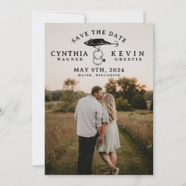 Reserve A Data Anéis de isca de pesca russa Casamento Salvar a Da