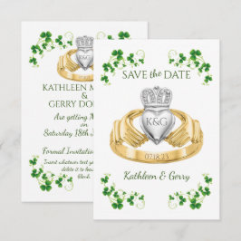 Reserve A Data Anel Cladagh Irlandês Tradicional e Camarões