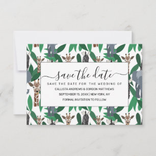 Reserve A Data Animais Safari do Elefante Girafa-Zebra Selva