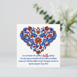 Reserve A Data Aniversário 80 de Nana / Matô Russo Húngaro