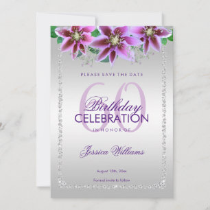 Reserve A Data Aniversário Clássico de Ouros e Flores