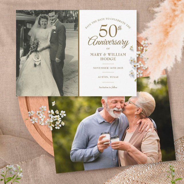 Reserve A Data Aniversário de 50 anos de casamento 2 Foto  (Criador carregado)