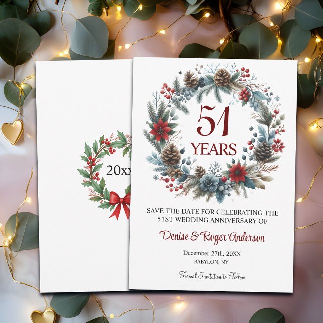 Reserve A Data Aniversário de Casamento de ruas Winter (Criador carregado)