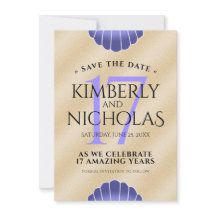 Aniversário de Casamento do Elegant 17th Shells