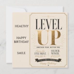 Reserve A Data Aniversário engraçado para amigos – Nível de idade