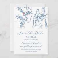 Annapolis Maryland Map Marinho Blue Photo