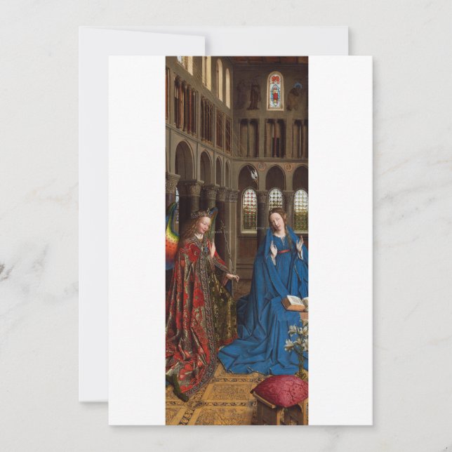 Reserve A Data Anunciação de Van Eyck Premium Luz da Catedral (Frente)