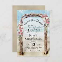 Reserve A Data Arbusto de casamento de madeira flutuante rústica 