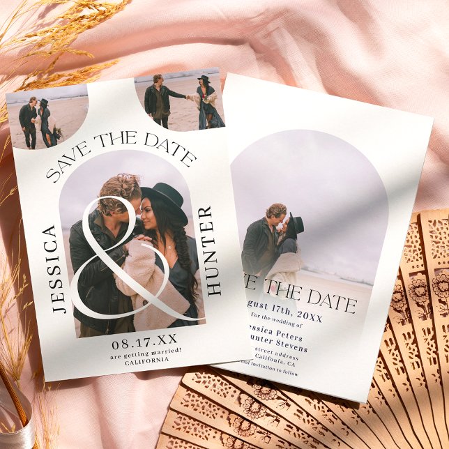 Reserve A Data Arca moderna de ventre 4 fotos casamento branco pr (Criador carregado)