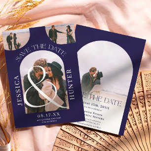 Reserve A Data Arca moderna do ventre 4 fotos azul do marinho do 