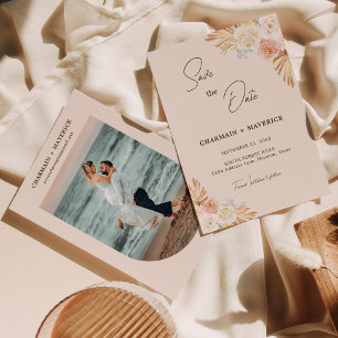 Reserve A Data Arch Boho Pampas Grama Seca