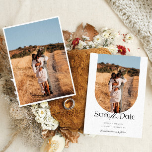 Reserve A Data Arch de Fotografia Minimalista Boho Moderno Salve 